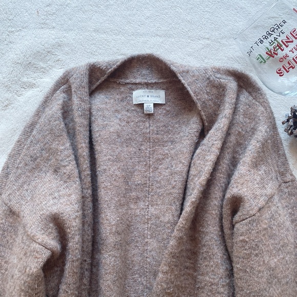 Lucky Brand long knit sweater cardigan - Picture 4 of 10